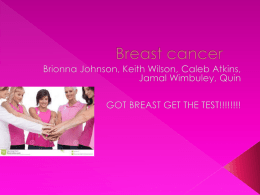 Breast cancer - Brionna A. Johnson