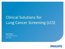 Recommendation Means for Lung Screening Programs