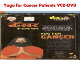 Yoga for Cancer Patients VCD/DVD