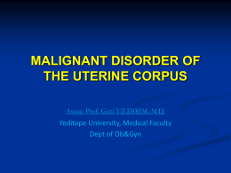 malignant disorder of the cervi̇x,the vulva, the vagina