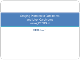 Pancreatic Carcinoma and Liver Carcinoma