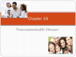noncommunicable disease