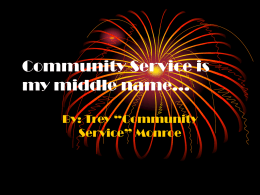 Community Service