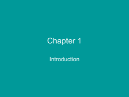 Chapter 1 Introduction to Microbiology