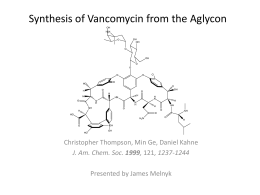 Vancomycin Presentationx