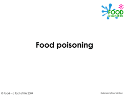 Food Poisoning Power Point