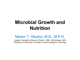 07 Microbial Growth and Nutrition