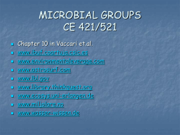 MICROBIAL GROUPS