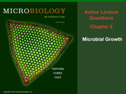 Microbial Growth Active Lecture Slides