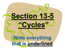 13-5 Cycles