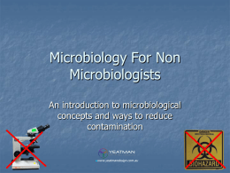Microbiology For Non Microbiologists - Yeatman
