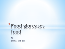 Food gloreases food