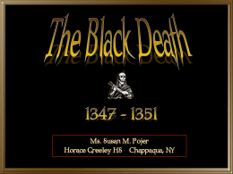 The Black Plague - Historyteacher.net