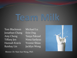 Team Milk - Gemstone Program