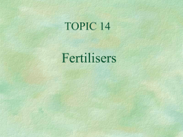 Fertilisers
