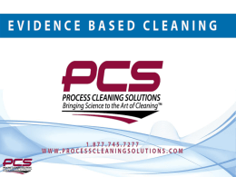 Diapositiva 1 - Process Cleaning Solutions