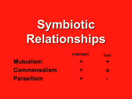 Symbiotic Relationships - Test Page for Apache Installation