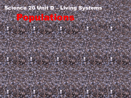 Science 20 Unit D – Living Systems