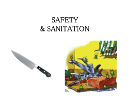 SAFETY AND SANITATION - Berkeley Heights Public Schools