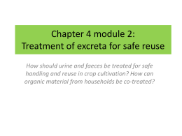 4.5a Treatment of excreta for safe reuse