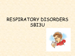 Respiratory Disorders - mrdolanscience [licensed for non