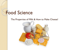 Food Science - Tanque Verde Unified District