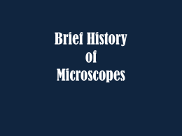 Microscopy - Steilacoom High School