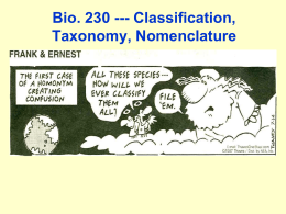 230-Classification-Systematics