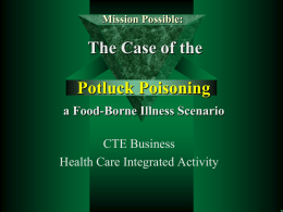 The Case of the Potluck Poisoning a Food