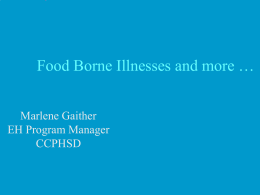 2015 Food Borne Illness and more