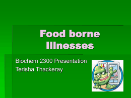 Foodborne illnesses presntation