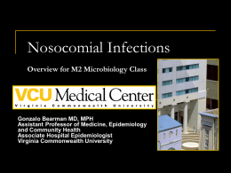 Nosocomial Infections - people.vcu.edu