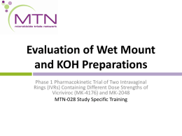 Evaluation of Wet Mount and KOH Preparations