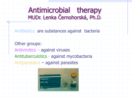 Úvod do problematiky antimikrobiální léčby