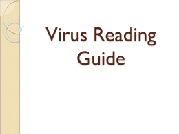 Virus Reading Guide2012
