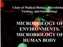 Microbiology of environment