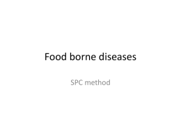 Food borne diseases