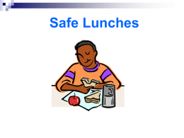 safe lunches - greenspaceamdsb