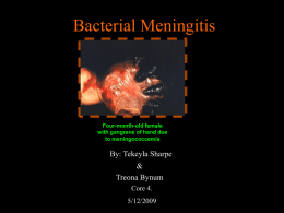Bacterial Meningitis