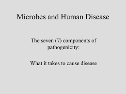 Microbes and Human Disease