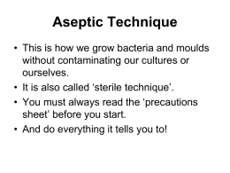 1087-Aseptic Technique Practical