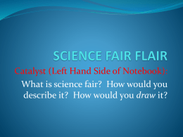 science fair flair