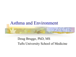 Asthma and Environment - Harvard School of Public Health