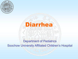 Etiology of Acute Diarrhea