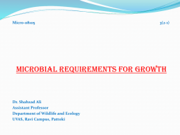Lecture 8 Growth Requirements