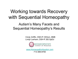 Working through Recovery with Sequential Homeopathy