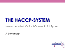 haccp - Flypoint