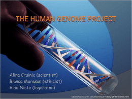 The Human Genome Project - EnglishforScienceandTechnology