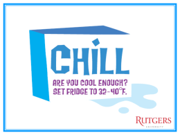 Chill: Are You Cool Enough?