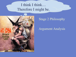 Argument - Summary PowerPoint